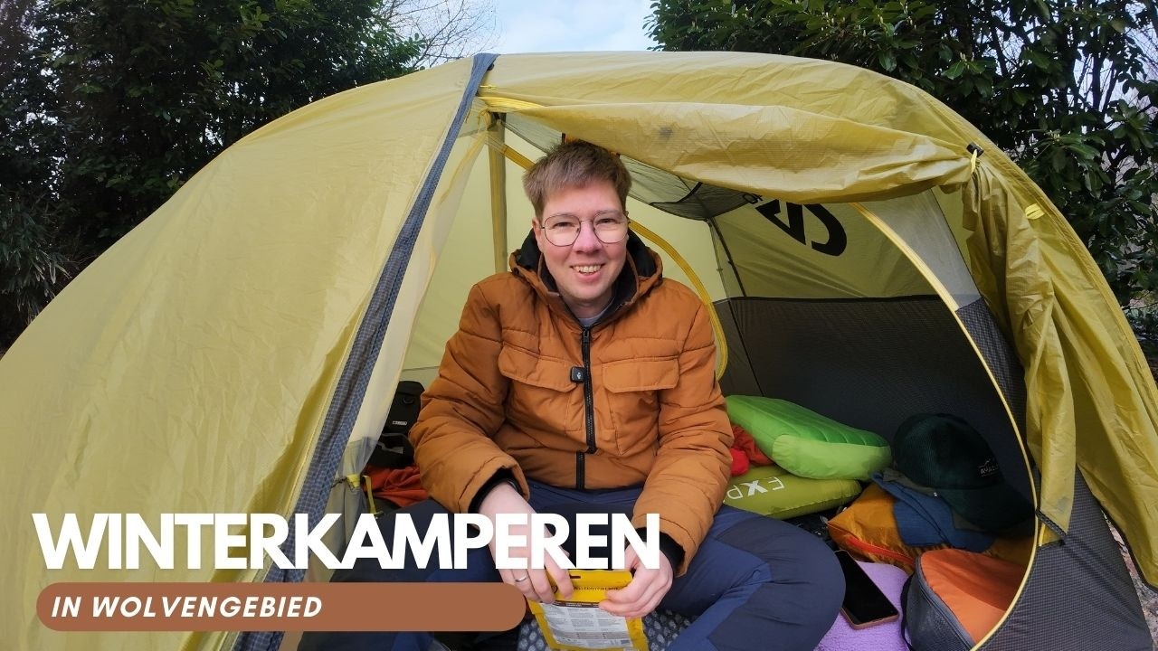 Ik vind een wolvendrol vlakbij de camping | Winterkamperen in Nederland