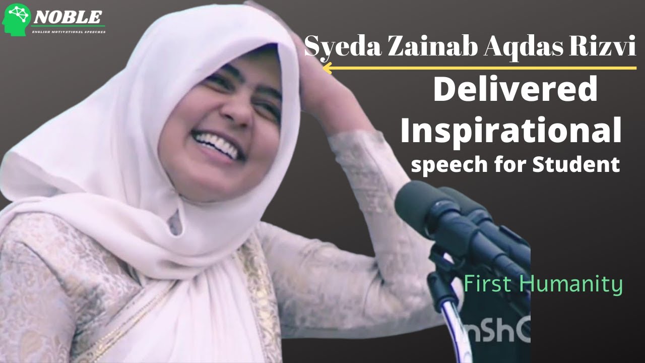 MNG English Speech | Syeda Zainab Aqdas Rizvi | graduation speech| Smith College.