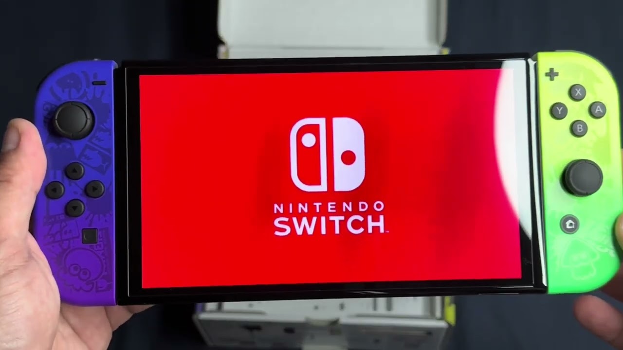 UNBOXING NINTENDO SWITCH OLED SPLATOON 3 Edition