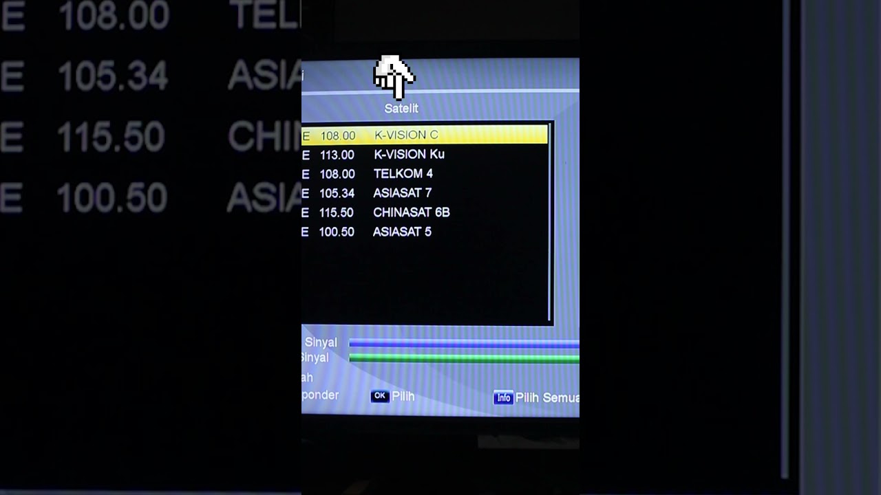 Cara Gampang Scan receiver Kvision Bromo C2000 di TELKOM 4 C Band