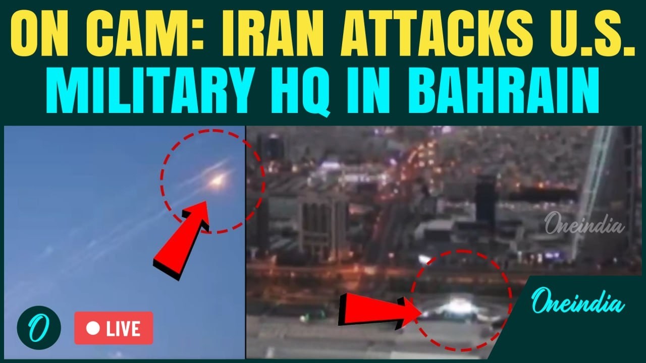 Iran BOMBS U.S. Fifth Fleet HQ In Bahrain LIVE: IRGC Launches Chilling Missile Waves In Attack