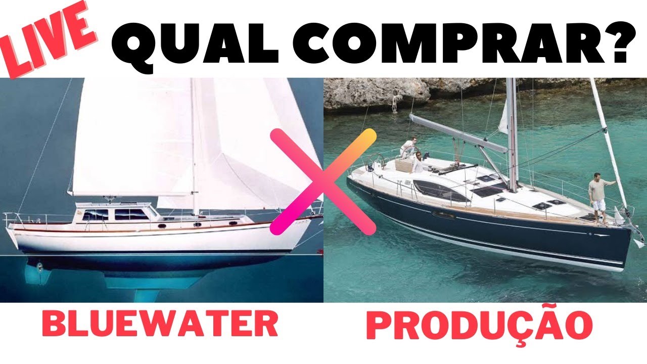 Qual VELEIRO comprar? Bluewater ou Producao - LIVE 4 | No Barco Pelo Mundo