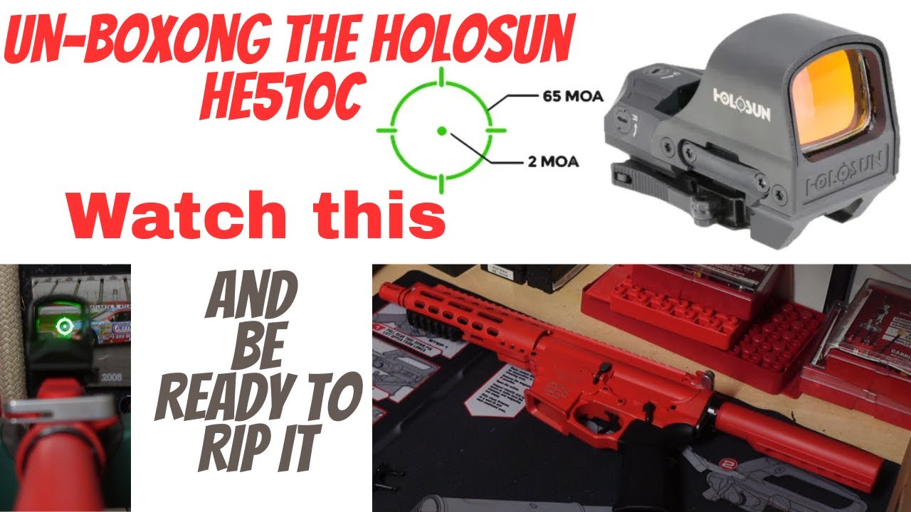 🔥 Unboxing the Holosun HE510C-GR and setting it up 🔥