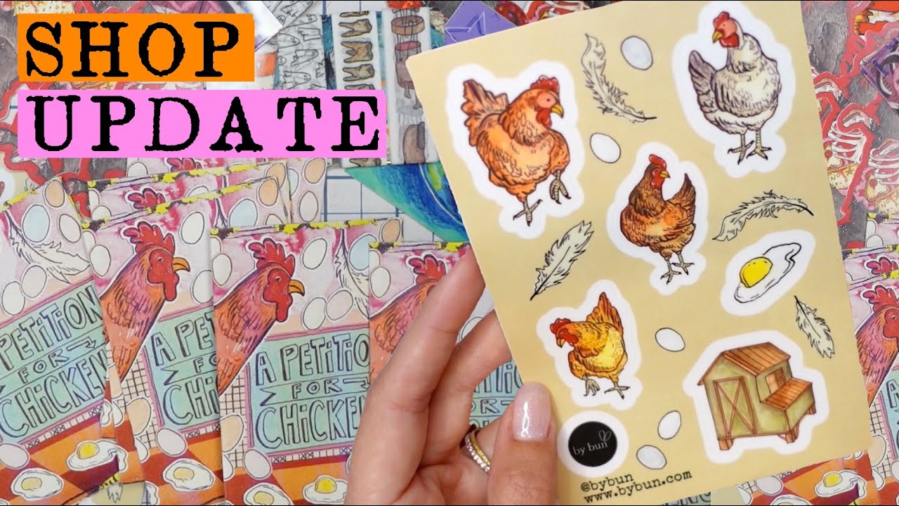 Sticker Sheets, Bookmarks, & New Zine! | NEW MERCH TOUR