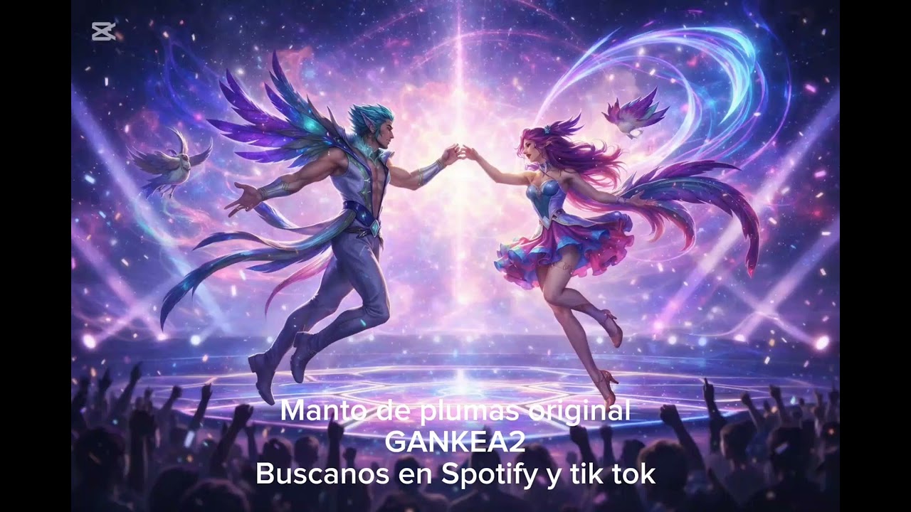Manto de plumas original- GANKEA2