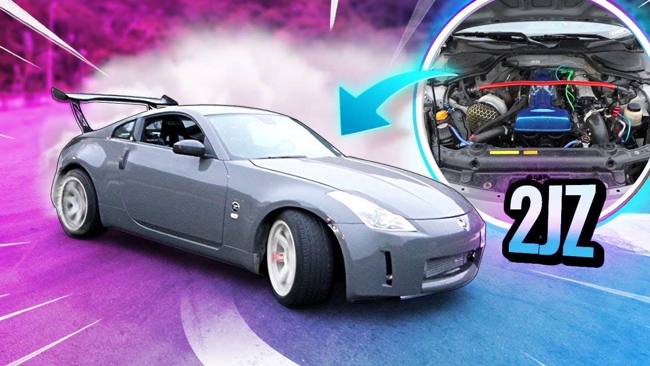 FIZ DRIFT NO 350Z COM MOTOR DE SUPRA