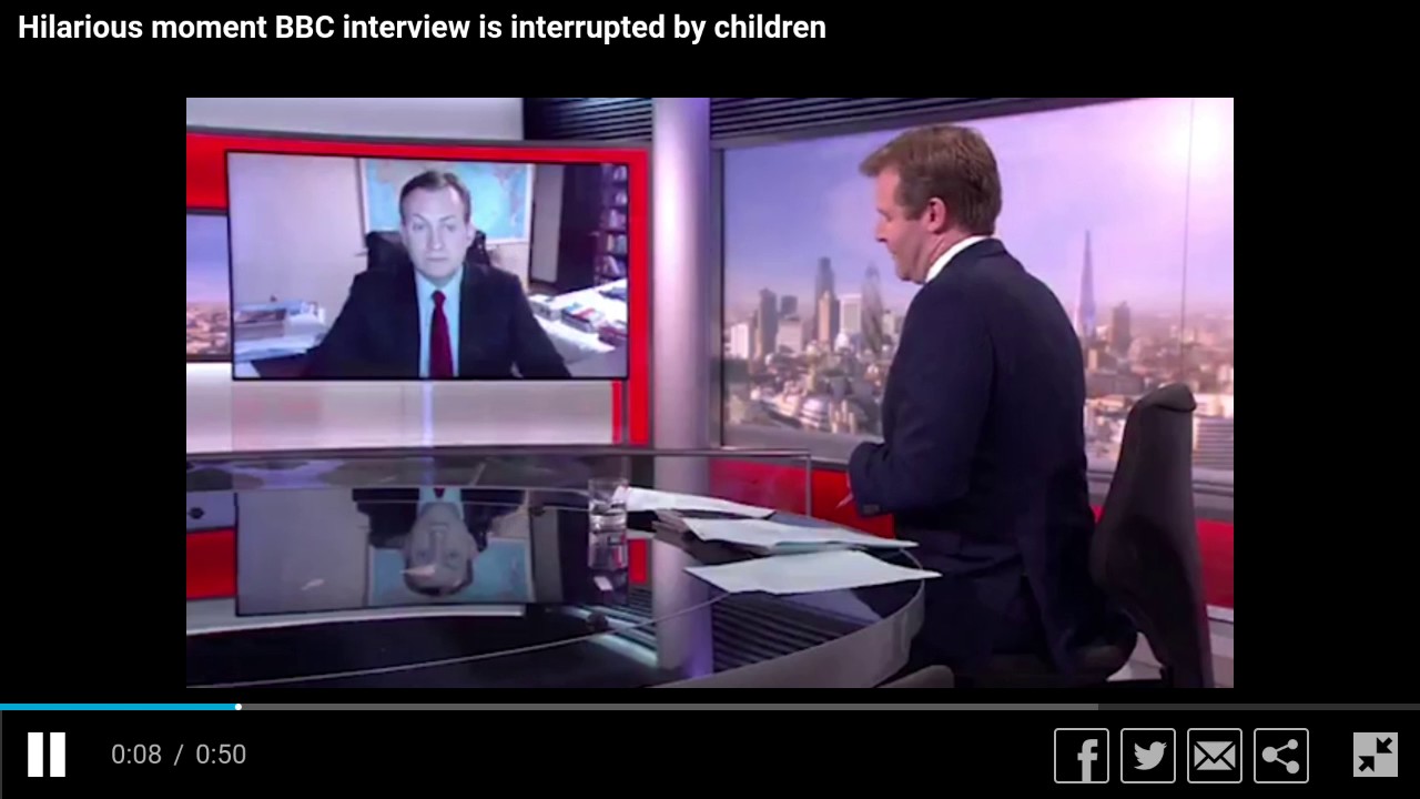 News Anchor Video Bombed by Kids in the Background - News Blooper