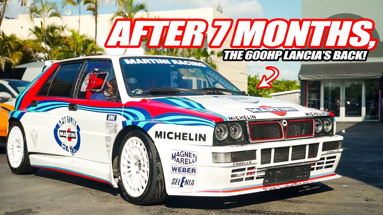 *AFTER 7 MONTHS* Randy's INSANE 600HP Lancia Delta Integrale Race Car's BACK!