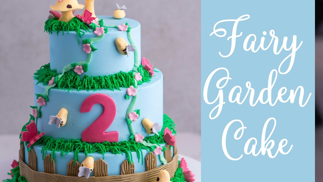 How to Make a Fairy Garden Cake