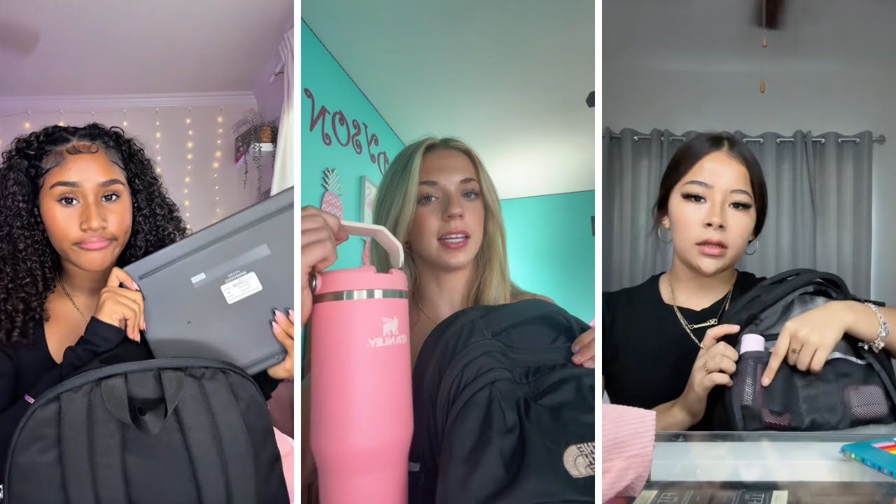 Whats in My Backpack ? | TikTok Compilation 15