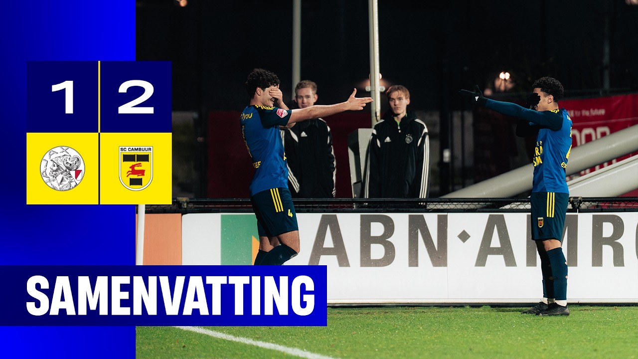 Ismaël Baouf goud waard met late goal 🌟 | Samenvatting Jong Ajax - SC Cambuur (1-2) 📲