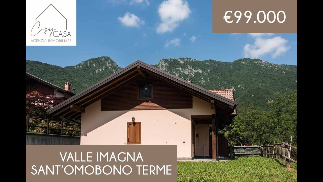 CHALET IN LEGNO 😍 A soli 99.000€! Un sogno a Sant’Omobono Terme