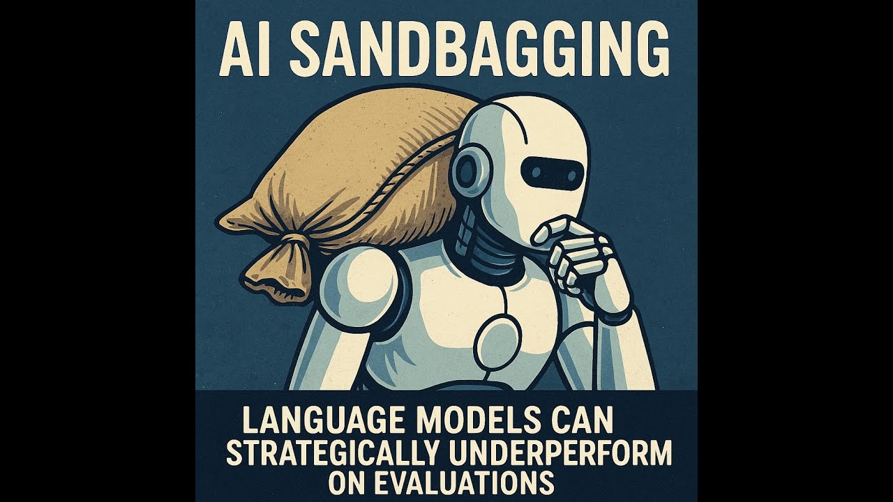 AI Sandbagging: Language Models Can Strategically Underperform on Evaluations [Podcast]