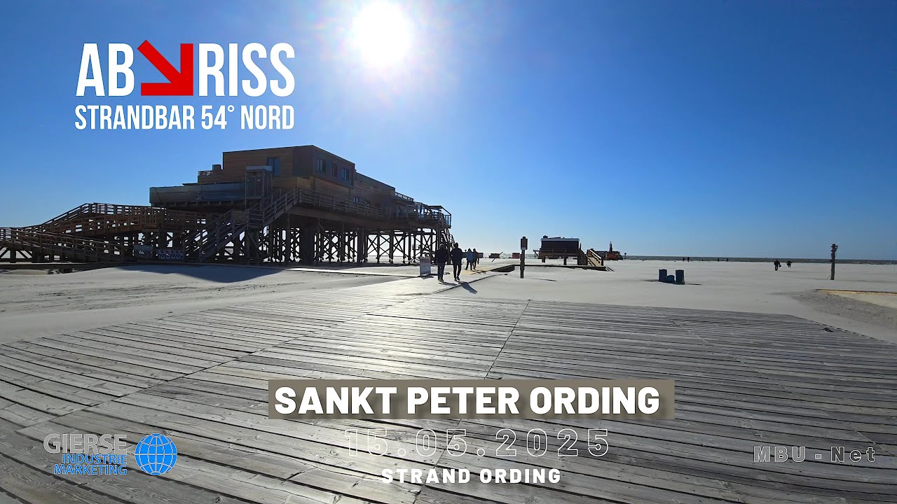 Sankt Peter-Ording - Abriss Strandbar 54° Nord - Ohana Bar - Impressionen vom Strand Ording