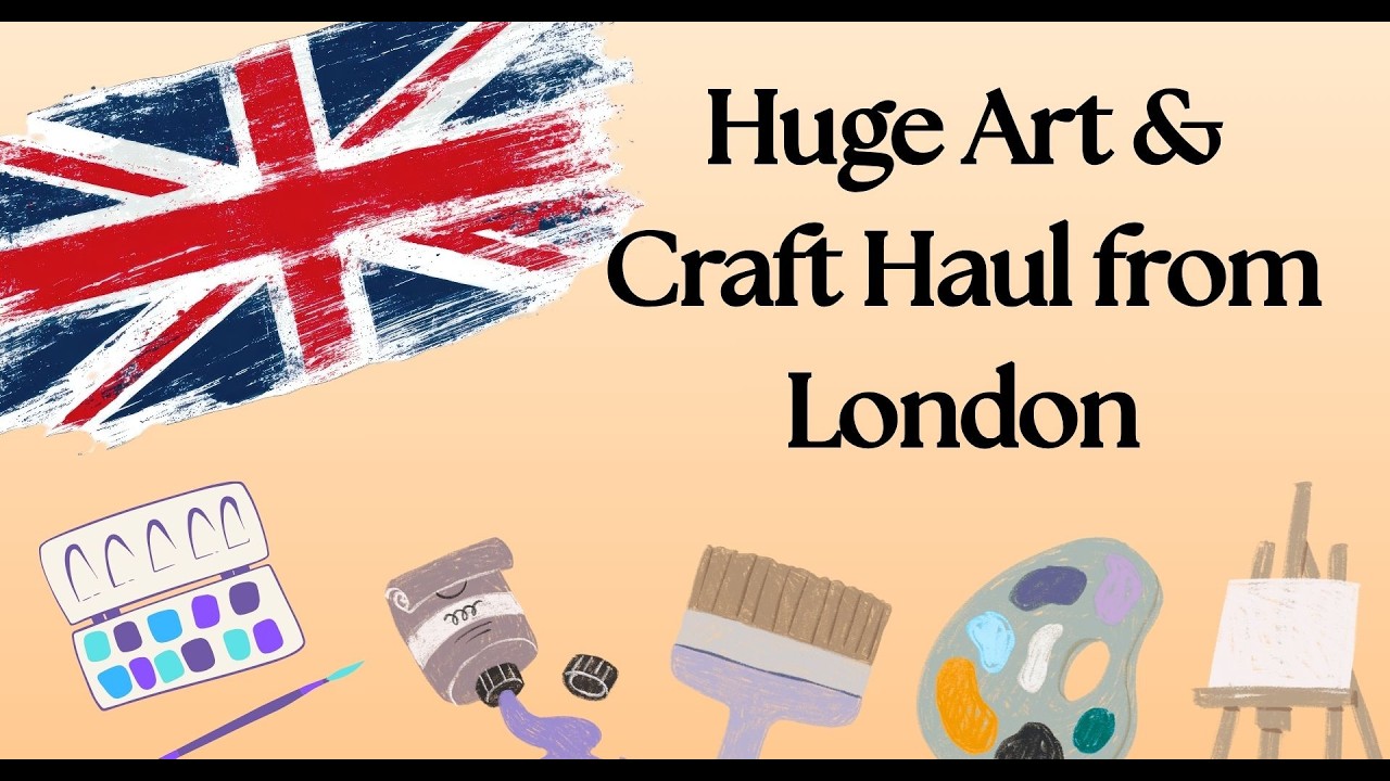 🎨 Покупки в магазине Cass Art & Hobbycraft в Лондоне в 2026 году | Шоппинг-тур