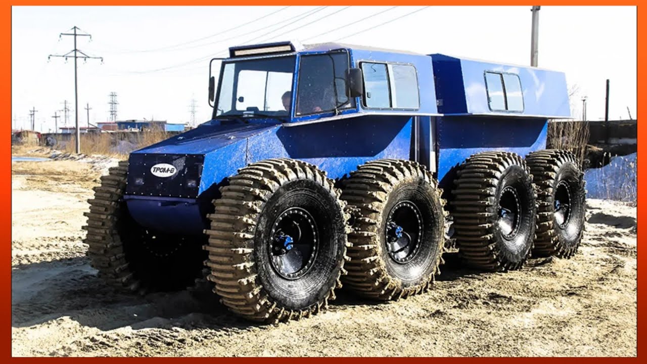 TROM 8 - Two Link Amphibious ATV with Unique Wheels Drive