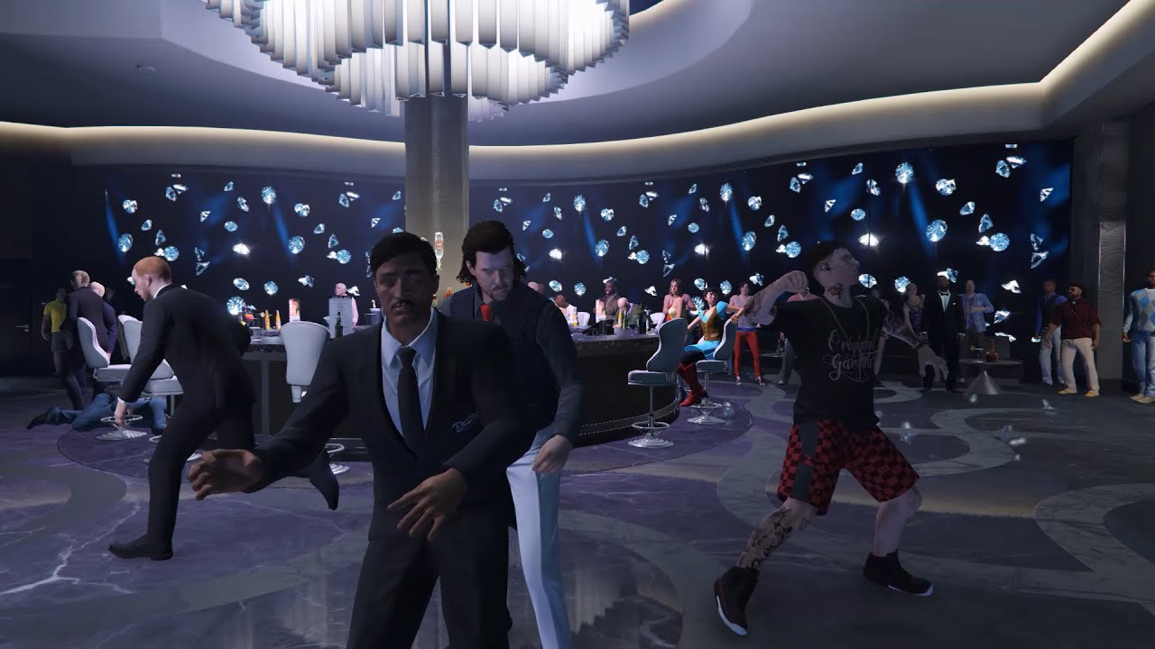 The riot that occurred at the casino | Gta Online Casino Heist Part 2