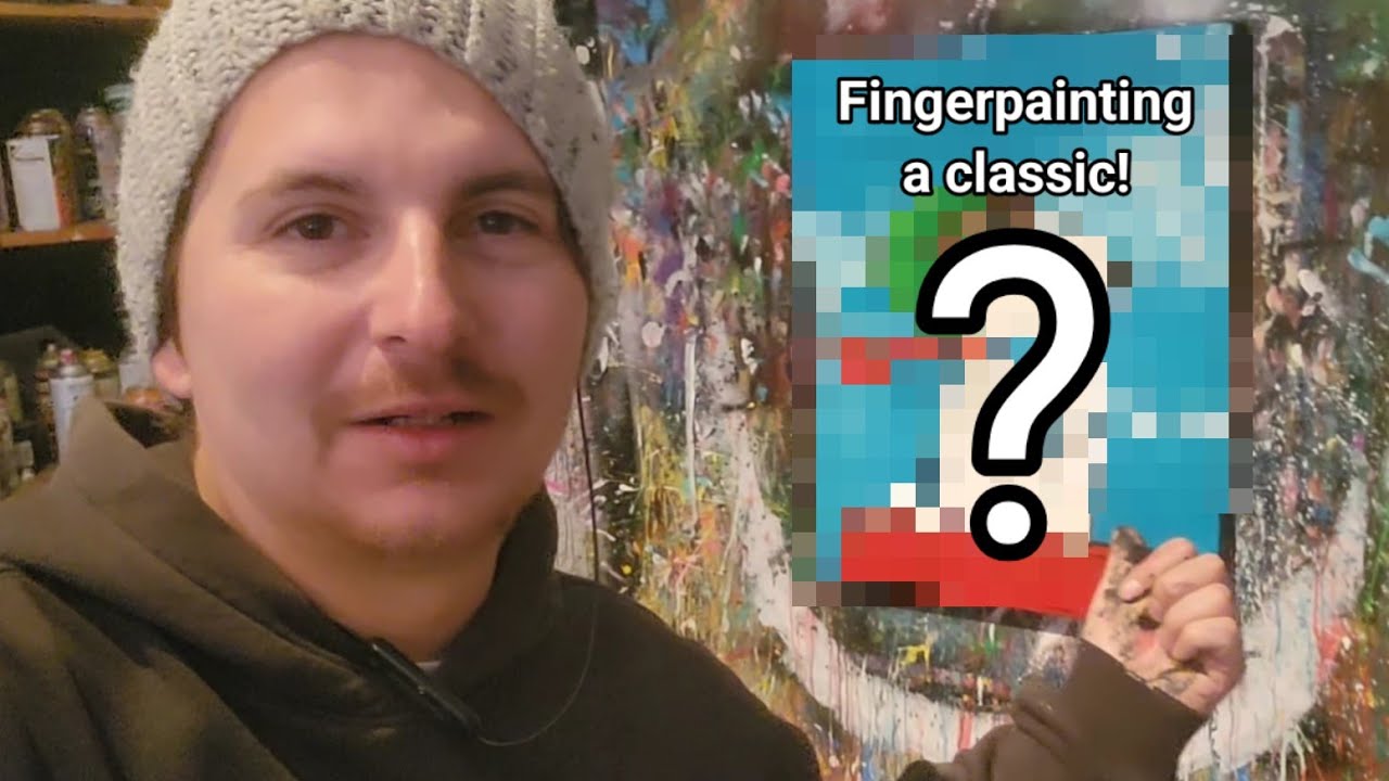 Fingerpainting - but it looks good ( ASMR?)