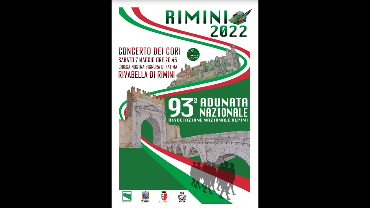 Concerto dei cori degli Alpini Adunata Rimini 2022