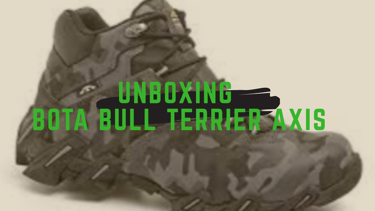 Bota Bull Terrier Axis unboxing