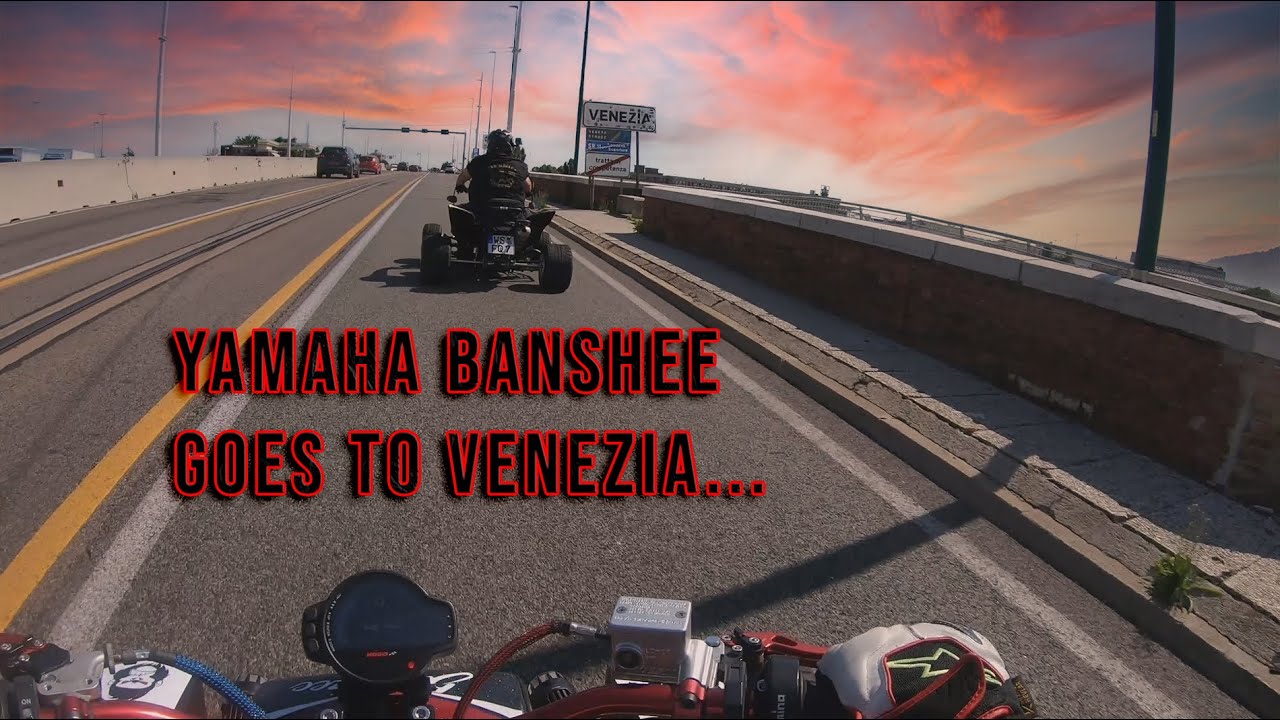 Yamaha Banshee 350 in Venedig / Venezia | Mit dem Quad nach Venedig
