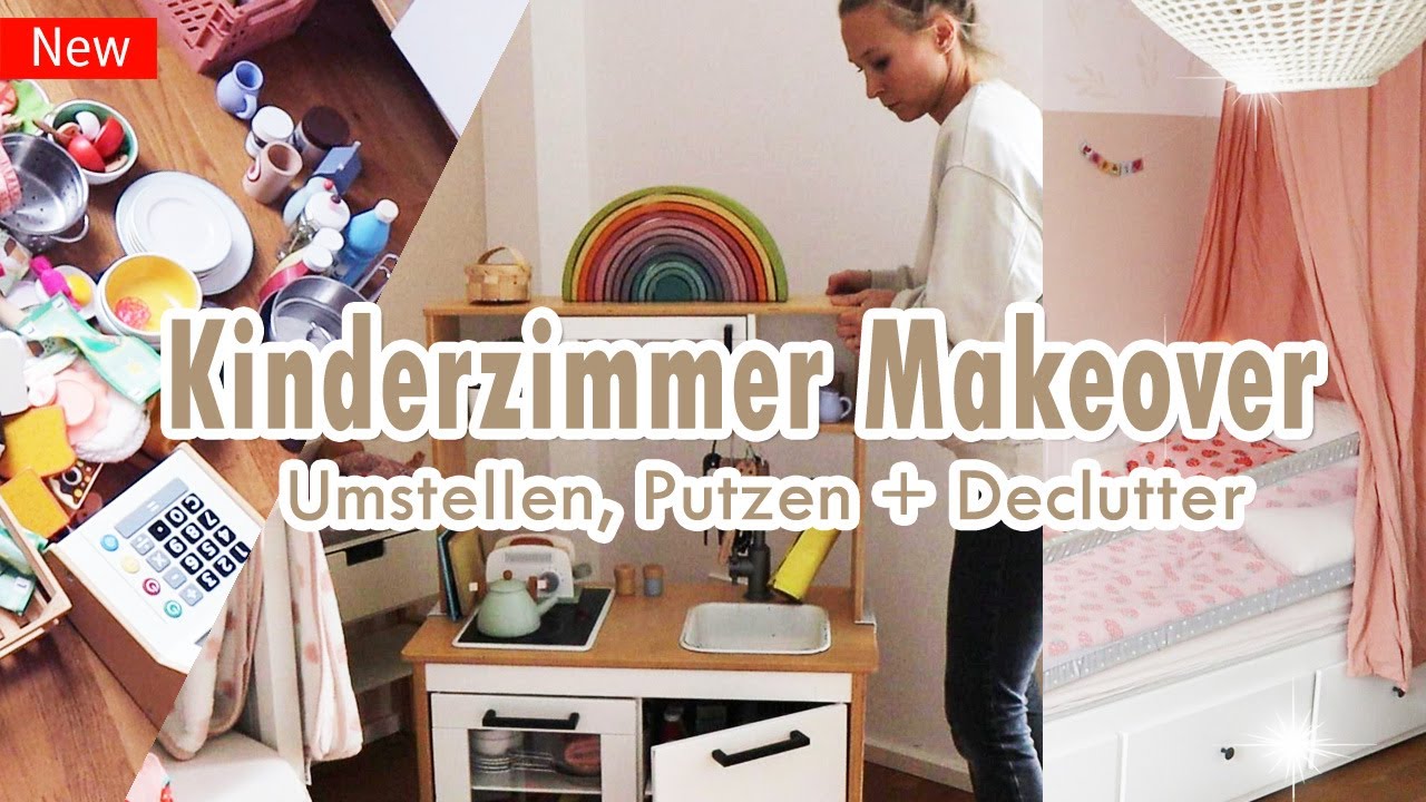 Kinderzimmer umstellen & gründlich putzen! | Sortieren, Declutter & Organisieren 🧸✨