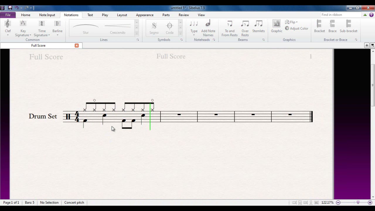 Sibelius 7.5 Tutorial Series - Writing for DrumKit