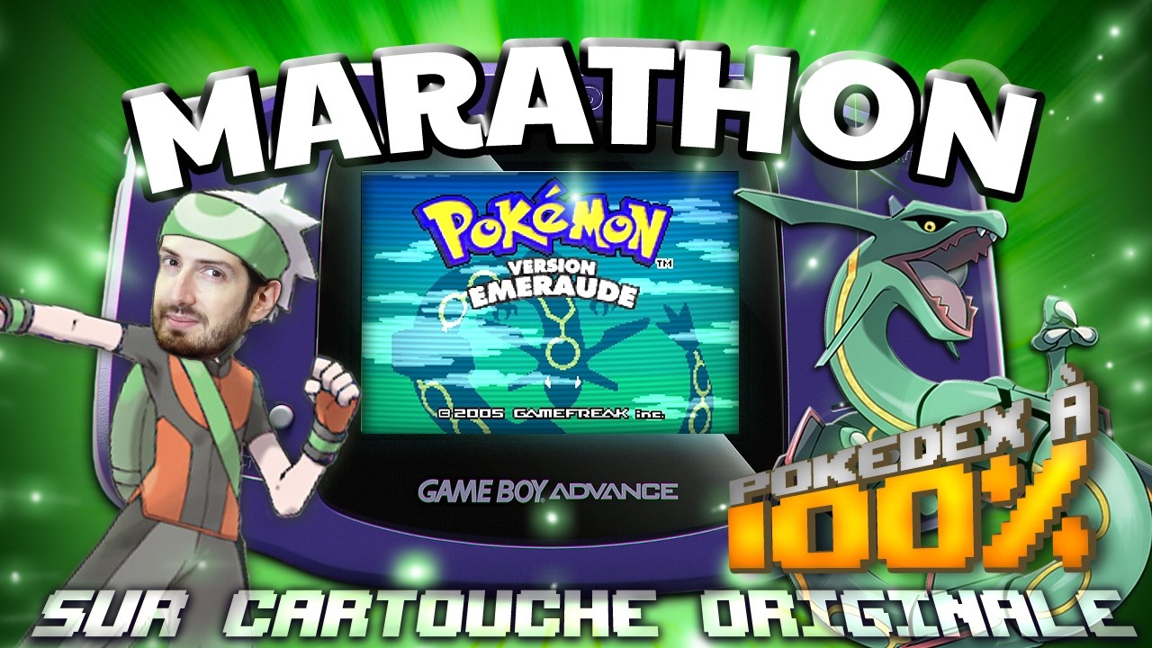 100% POKEDEX de POKEMON EMERAUDE sur la CARTOUCHE ORIGINALE ! 100% POKEDEX POKEMON EMERAUDE n°1