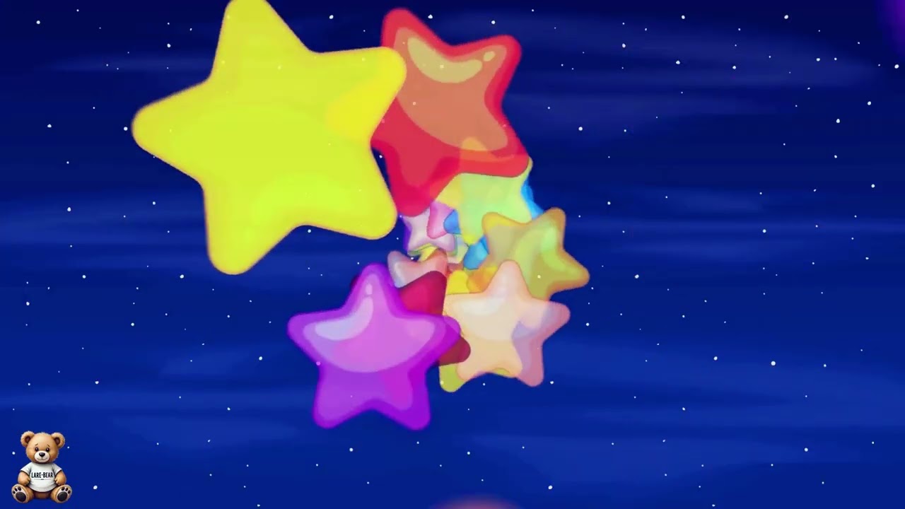 Colorful Star Animation - Visual Stimulation