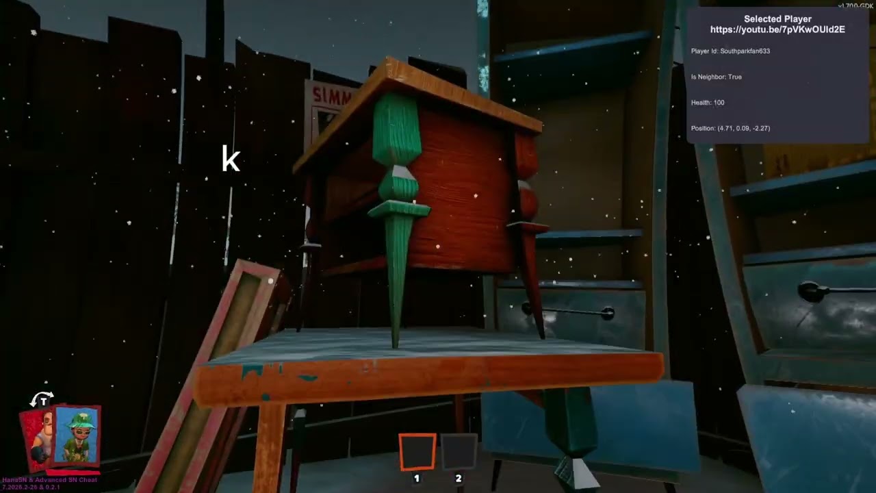 Secret neighbor never seen before stuff
