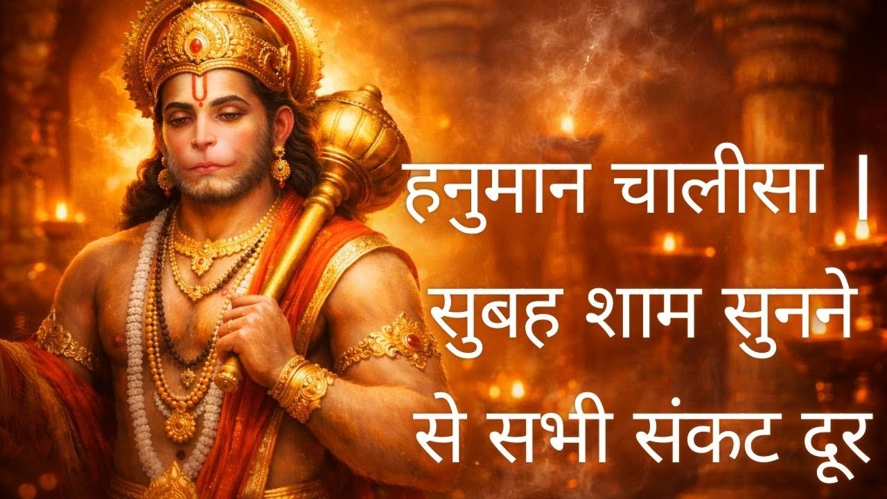 हनुमान चालीसा पाठ | सुबह शाम सुनने से सभी संकट दूर
