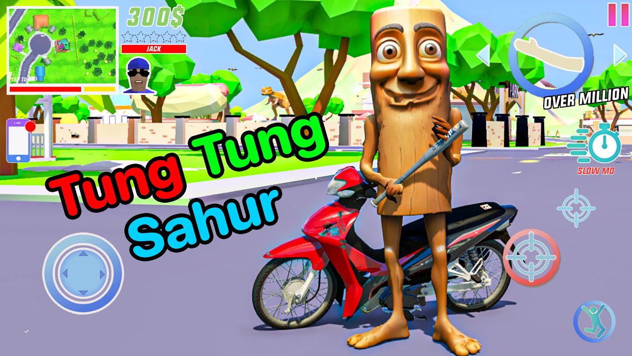 ทุงทุงทุง ซาฮู่ Tung Tung Tung Sahur | Dude Theft Wars GTA V