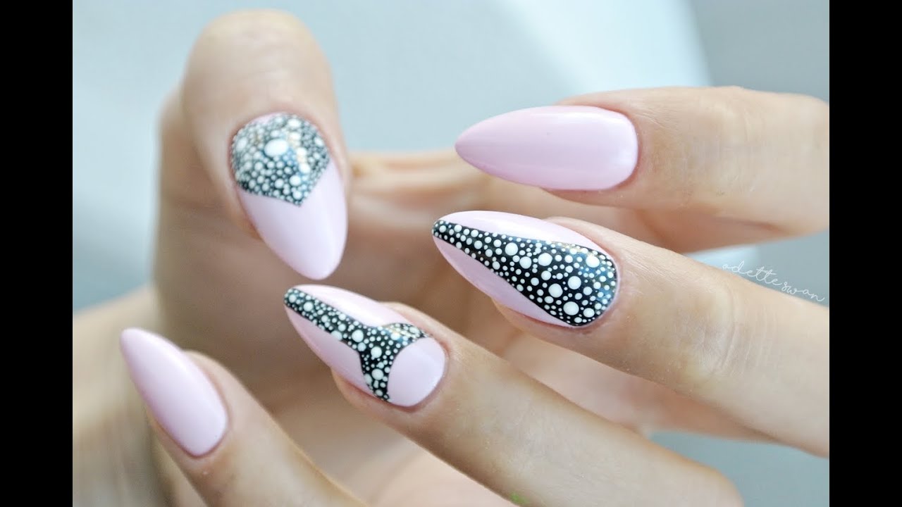 BARDZO proste kropeczkowe zdobienie|Easy DOTWORK nailart | Indigo nails