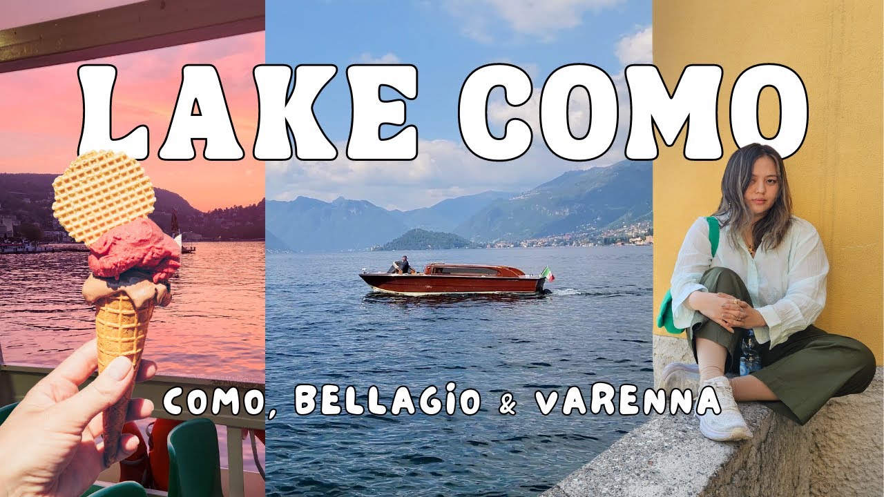 Озеро Комо, Италия 🇮🇹 Видеоблог &laquo;От Милана до озера Комо&raquo; | Исследуем Варенну и Белладжио | Видеоблог о путешествиях по Италии 2023