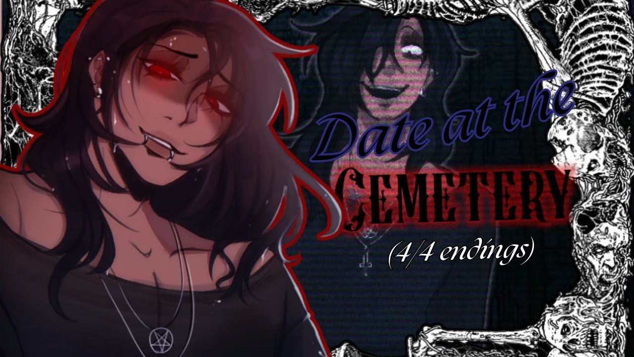 I want this hot emo guy to stab me - Date At The Cemetery (All endings)