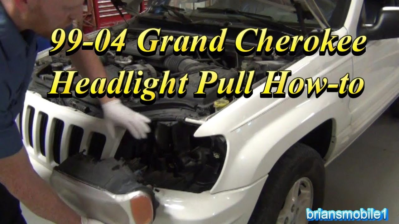 99-04 Grand Cherokee Headlight Remove How-to