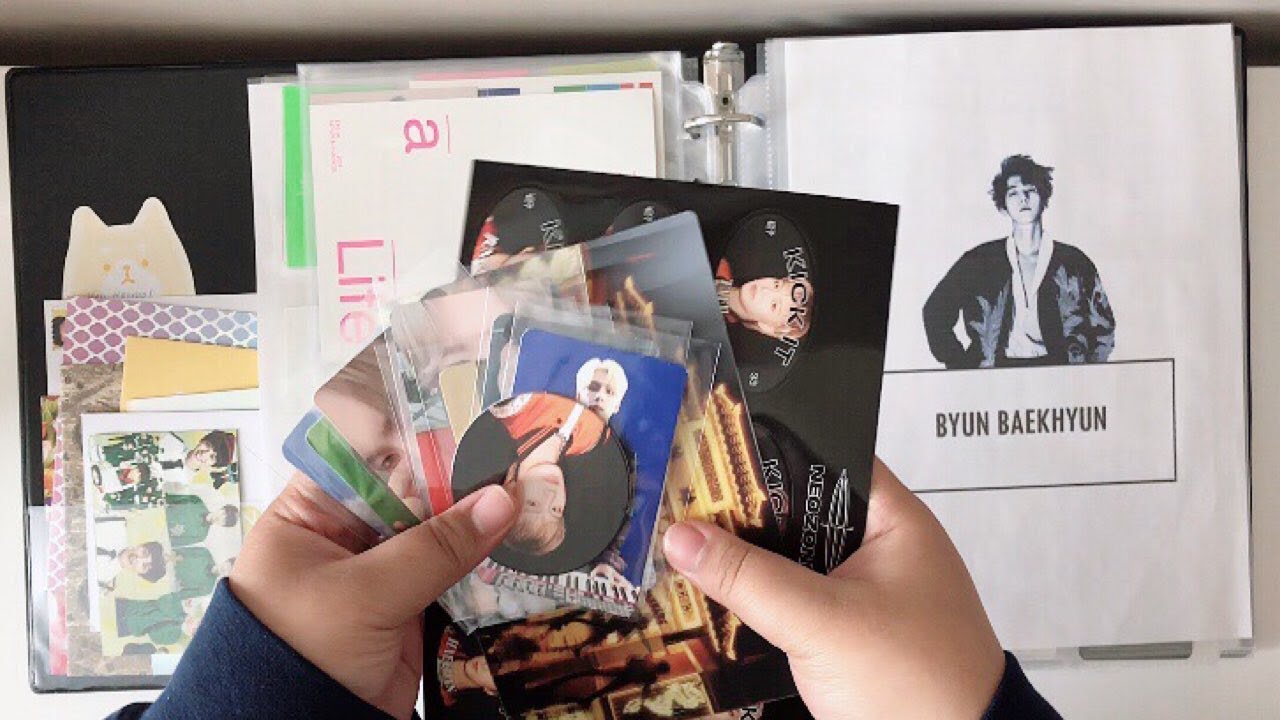 organizing my photocard binder + putting photocards away