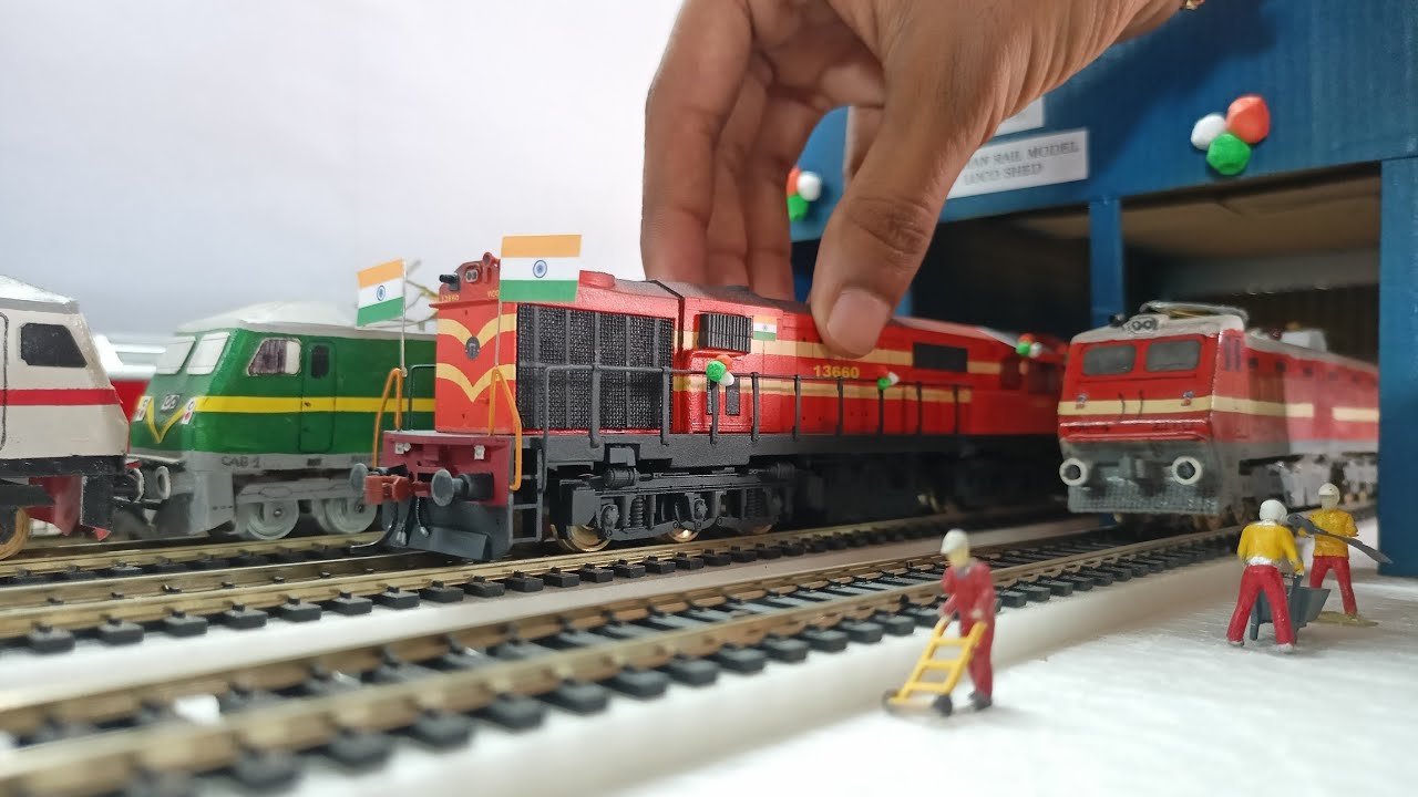 75th Independence Day Special🇮🇳 ● IRM's Loco Shed & Locos Decorated with 🇮🇳Tiranga