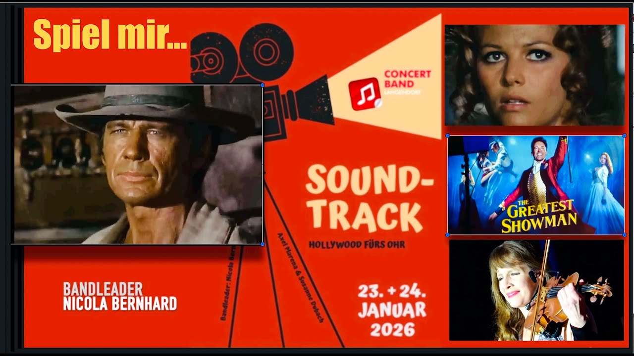 Concert Band Langendorf 2026 & Susanne Dubach - THE GREATES & SPIEL MIR Soundtrack