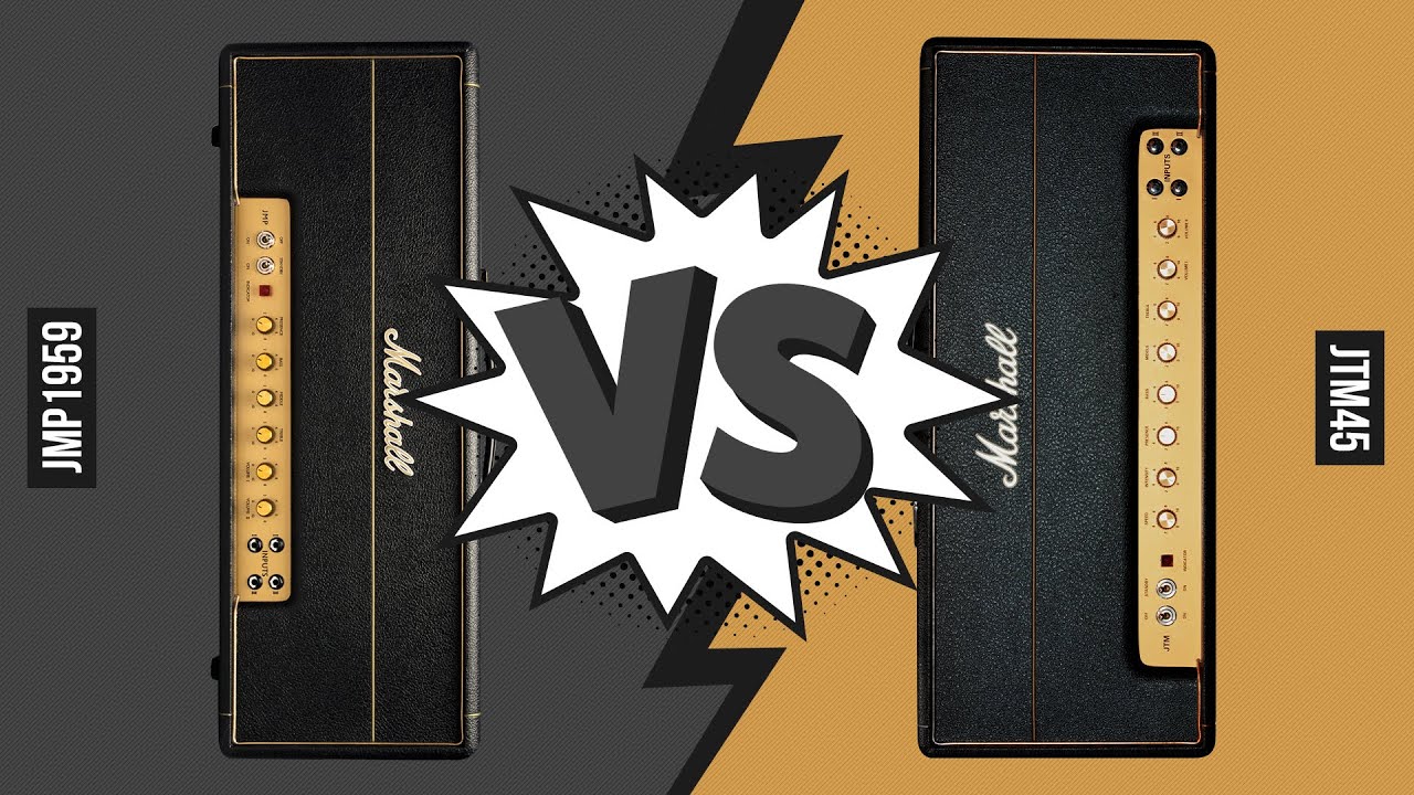 Marshall 1959HW vs. Marshall 45HW - Comparison (no talking)