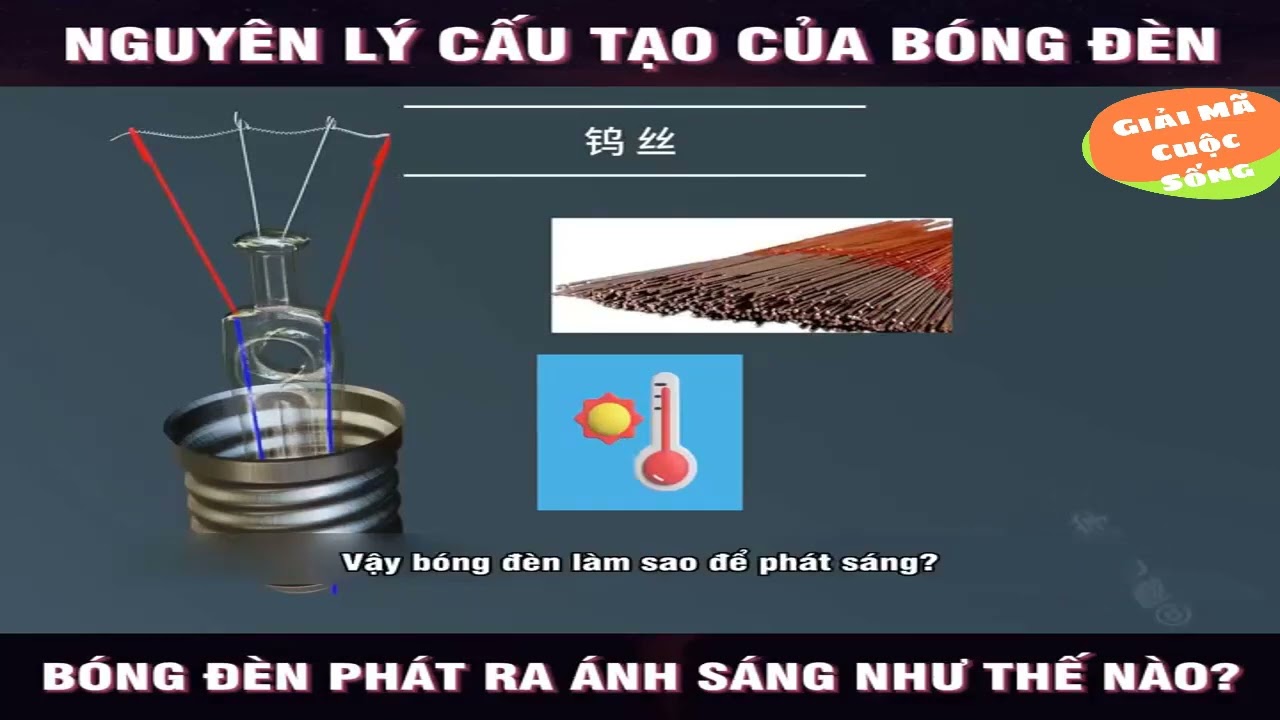 Nguy&ecirc;n l&yacute; cấu tạo của b&oacute;ng đ&egrave;n - B&oacute;ng đ&egrave;n tạo ra &aacute;nh s&aacute;ng như thế n&agrave;o?