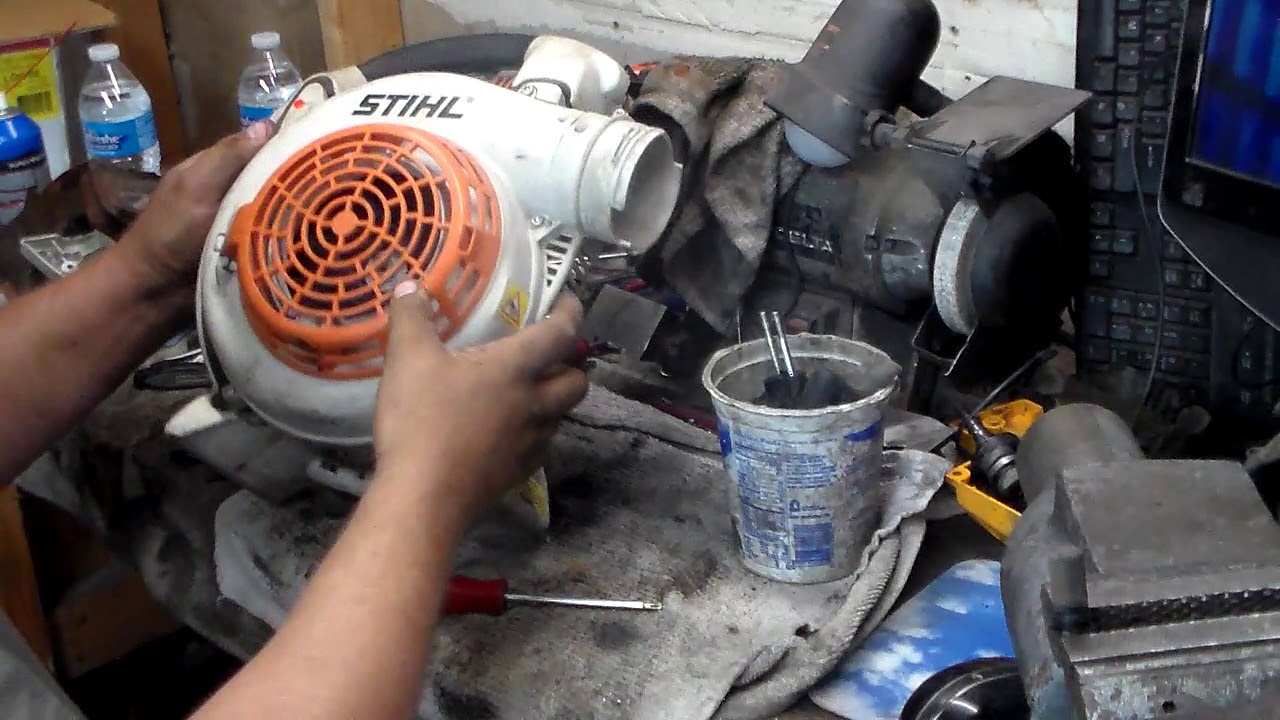 teardown of stihl leaf blower part 1 joe valles small engine repair