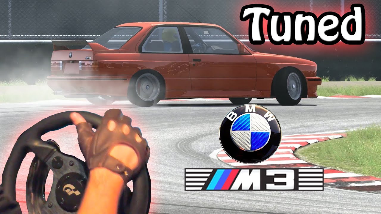 Assetto Corsa - TUNED BMW m3 e30 DRiFT mod setup! (Steering Wheel gameplay, t500rs & th8rs). HD