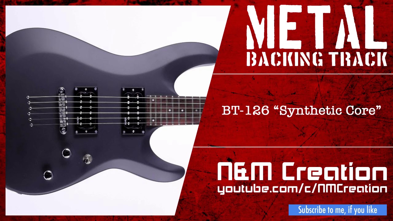 Heavy Rock / Metalcore Backing Track in C♯m | BT-126
