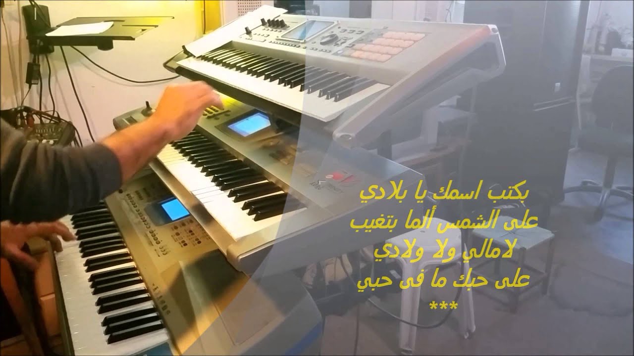 اكتب اسمك يابلادي  عزف الفنان سامرعلو