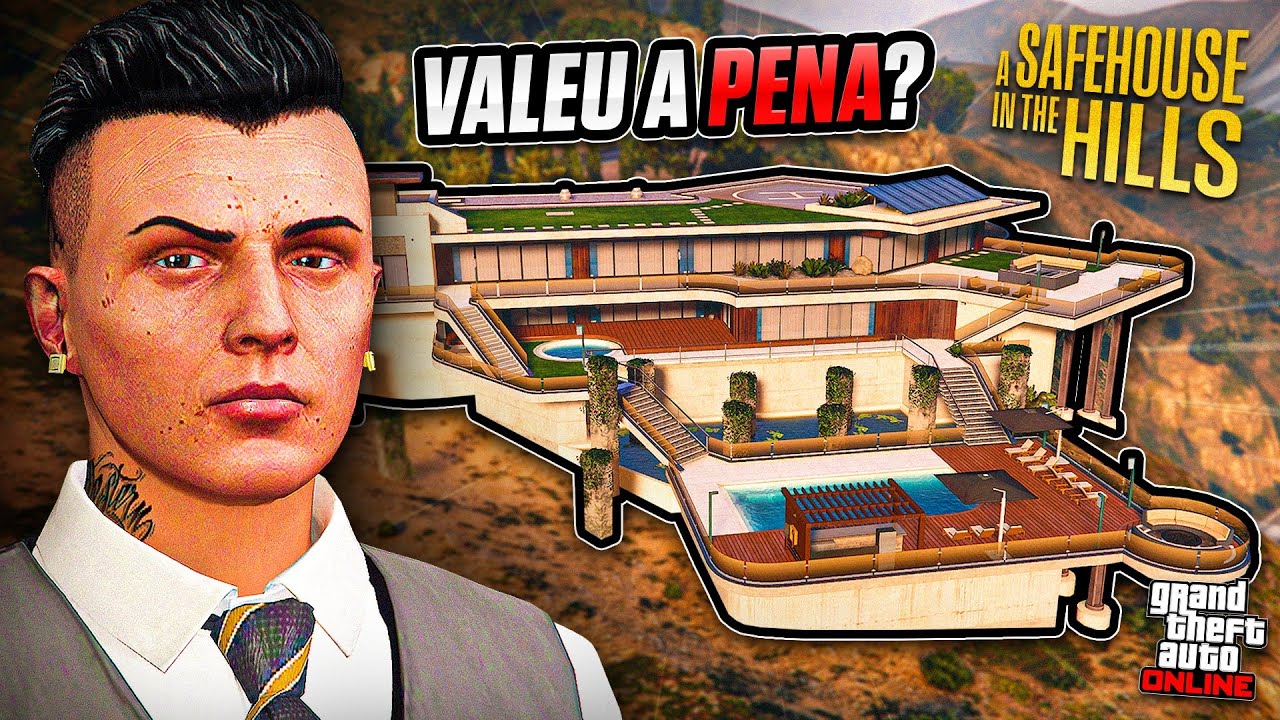 NÃO COMPRE A MANSÃO ANTES de VER ESSE VÍDEO!!! - VALE A PENA? (GTA Online: A Safehouse in the Hills)