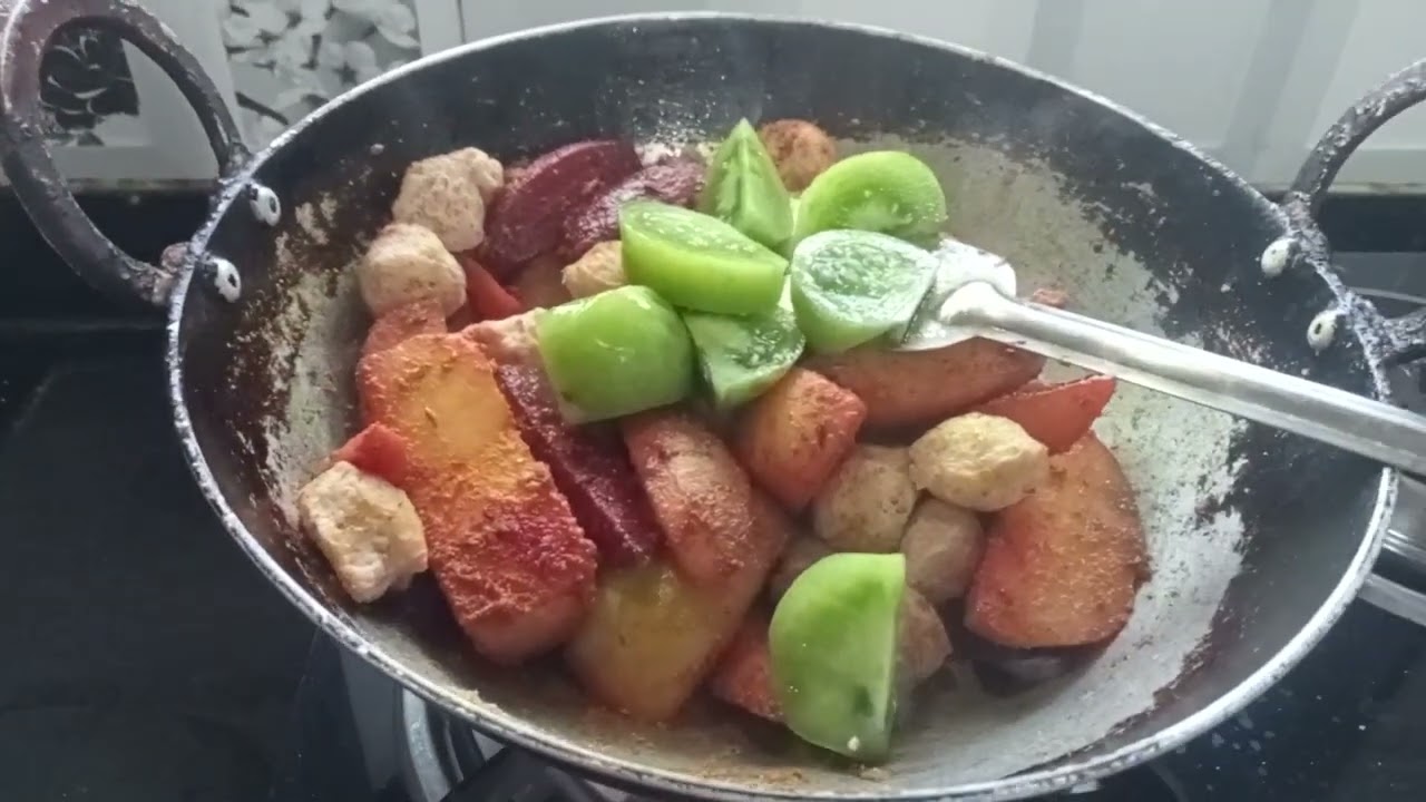 Ol kobi diy soyabin jhol recipe 🙏🙏