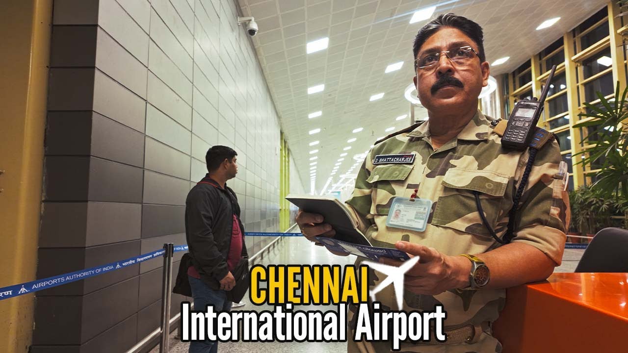 Chennai Airport Walk ✈️ | Terminal 1 to Terminal 2 International Transfer