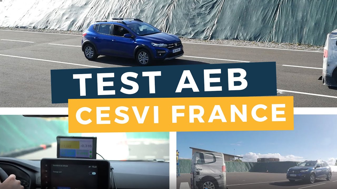 TEST AEB Dacia Sandero - Cesvi France