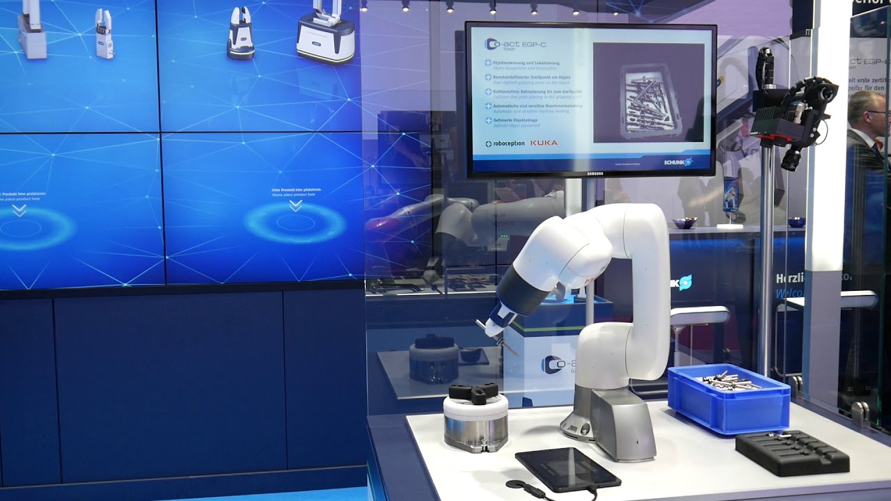 Hannover Messe 2019: Pick-and-Place with Co-act Gripper